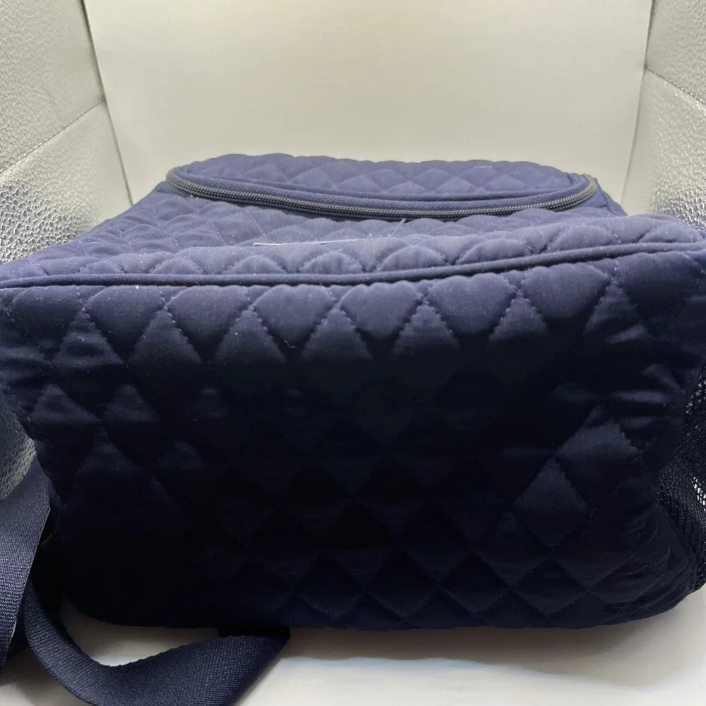 Vera Bradley Quilted Black Cosmetic Case